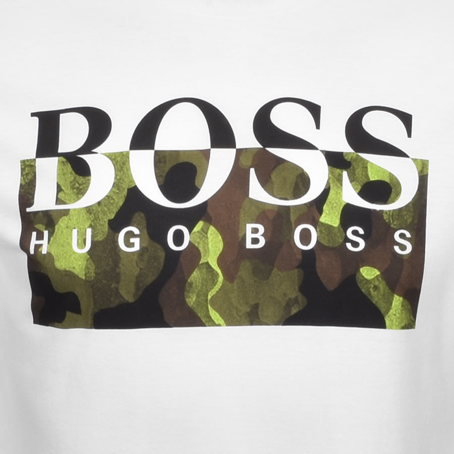 Alternative Image for ProductBOSS Thady 1 T Shirt White3